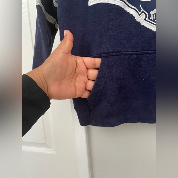 NFL Team Apparel Navy Hoodie - Picture 5 of 7